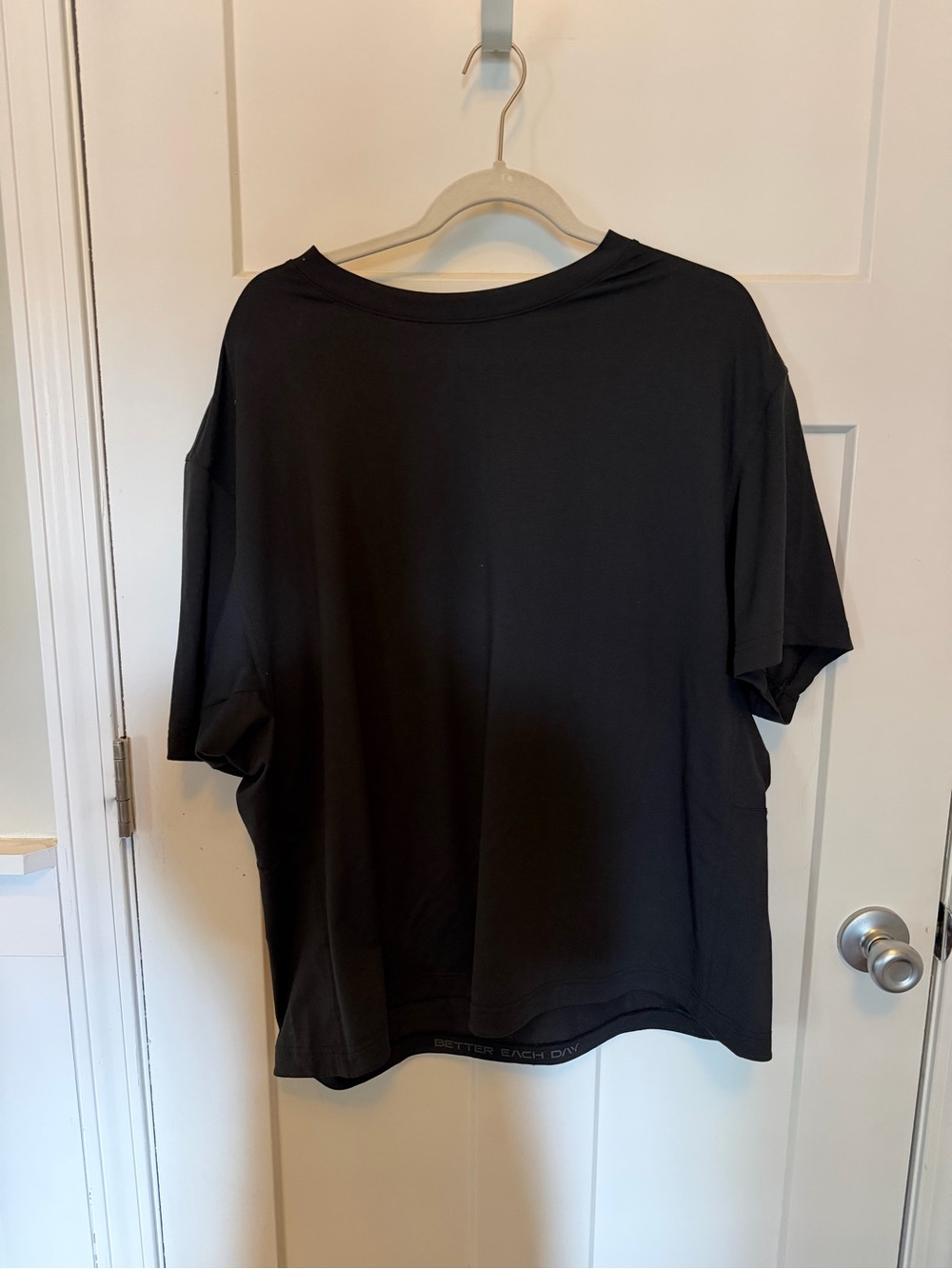 lululemon athletica Black Short Sleeve Crew Tee